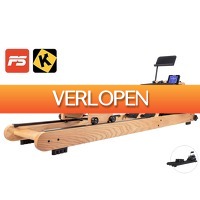 iBOOD Sports & Outdoor: VirtuFit Wood Elite Water Resistance Rower