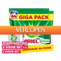Voordeelvanger.nl 2: 64 x Ariel All-In-One pods