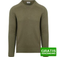 Bekijk de deal van Suitableshop: Suitable Pullover Raw Olijfgroen