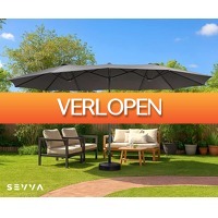 Voordeelvanger.nl: Sevva dubbele parasol XXL
