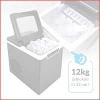 IJsblokjesmachine met groot reservoir