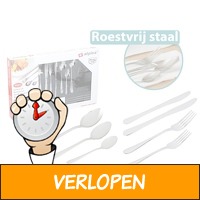 alpina Bestekset 6 Persoons - 42-delig - Vaatwasserbest..