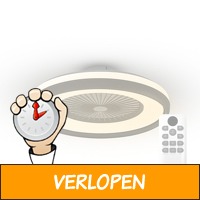Smart plafondventilator met lamp