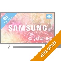 Samsung Crystal UHD 85DU7100 (2024) + soundbar