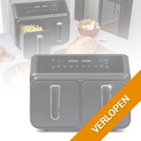 Dubbele airfryer XXL 8 liter