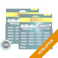 40 x Gilette Mach3 scheermesje