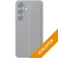 Samsung S25 Standing Grip Back Cover zwart