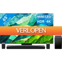 Coolblue.nl 1: TCL QD Mini-LED 65C81B (2024) en soundbar