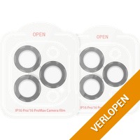BlueBuilt camera lens protector Apple iPhone 16 Pro/16 Pro Max Camera Lens Protector Aluminium Duo Pack