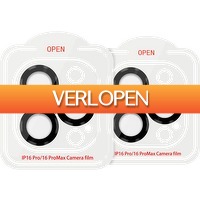 Coolblue.nl 2: BlueBuilt camera lens protector Apple iPhone 16 Pro/16 Pro Max Camera Lens Protector Aluminium Duo Pack