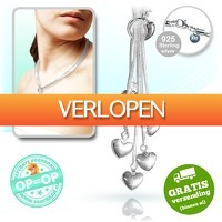 voorHAAR.nl: Zilveren ketting met hartjes