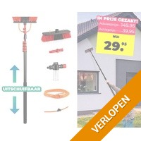 Telescopische wasborstel