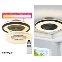 Bekijk de deal van Voordeelvanger.nl: SEVVA Slimme plafondlamp met ventilator XL