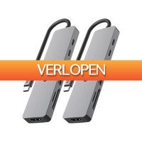 iBOOD Electronics: 2x Sitecom 7-in-1 USB-C | Power Delivery | Multiport Adapter