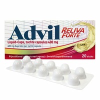 20 x Advil Reliva Forte Liquid-Caps 400