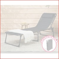 Tuin lounge ligbed met voering en kussen
