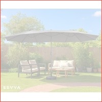 Sevva dubbele parasol XXL
