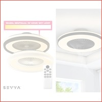 SEVVA slimme plafondlamp met ventilator
