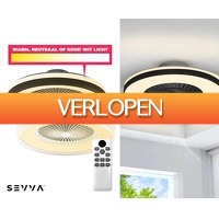 Voordeelvanger.nl: SEVVA slimme plafondlamp met ventilator