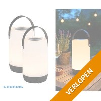 2 x oplaadbare LED sfeerlamp