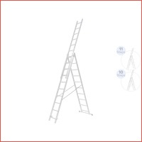 Drabest aluminium combinatie ladder