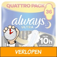 6 x Always maandverband Ultra Night