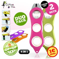 Bekijk de deal van voorHAAR.nl: 2 x Cuisine & Moi 4-in-1 opener