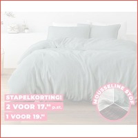100% katoenen Mousseline dekbedbedovertr..