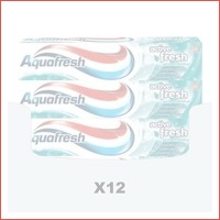 12 x Aquafresh Tandpasta Active Fresh