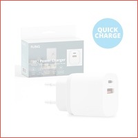 FlinQ UBS C adapter oplader 18W