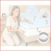 Cooling oplegmatras topper