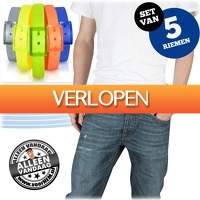 voorHEM.nl: Set van 5 gekleurde riemen
