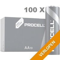 100 x Duracell Procell batterijen