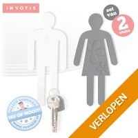 2 buigbare sleutel ophangers