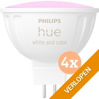 4 x Philips Hue spot White and Color MR16