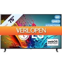 iBOOD Electronics: LG 75 AI 4K QNED TV | 120 Hz