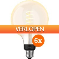 Coolblue.nl 1: 6 x Philips Hue Filament White Ambiance Globe XL 6-pack