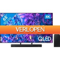 Coolblue.nl 1: Samsung QLED 4 K 65Q74D (2024) en soundbar