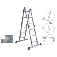 iBOOD.com: Batavia Aluminium Multifunctionele Ladder Met Platform | 4x3 Sporten