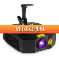 MaxiAxi.com: BeamZ Leda RGB animatie laser - Met 100 geintegreerde animaties - 1,2W RGB laser