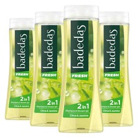 4x Badedas Douche 2in1 Fresh 600 ml