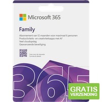 Microsoft 365 Family NL Abonnement 1 jaar