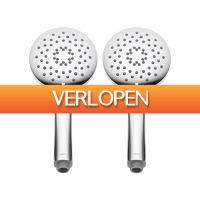 iBOOD DIY: 2 x KWC Fit-X Trio handdouche 24492