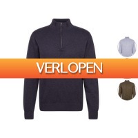 iBOOD.be: Seidensticker Quarter Zip strickpullover