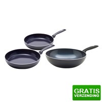 Bekijk de deal van Coolblue.nl 1: GreenPan Torino keramische koekenpannenset Bekijk de deal van Coolblue.nl 1: GreenPan Torino keramische koekenpannenset