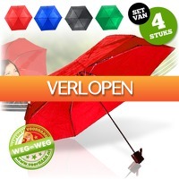 voorHAAR.nl: Set van 4 compacte paraplu's