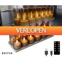 Voordeelvanger.nl: 6 x Sevva oplaadbare waxinelichtjes