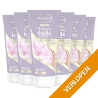 6 x Andrelon 1 Minuut Wow Masker Levendig Lang 180 ml