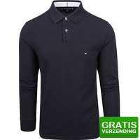 Bekijk de deal van Suitableshop: Tommy Hilfiger Poloshirt Long Sleeve Navy