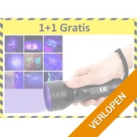 2 x Hofftech zaklamp UV licht
